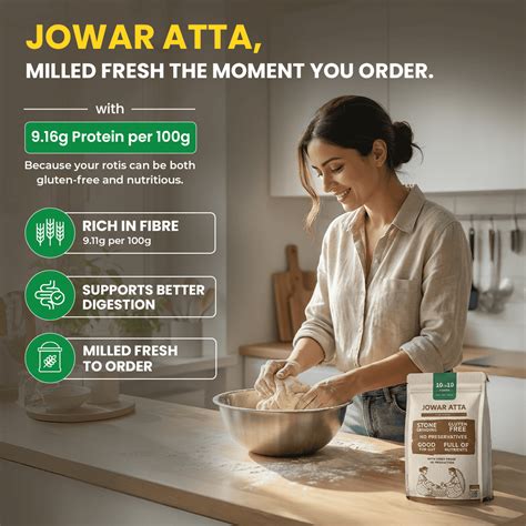 Indian Flours Compared: Protein, Carbs & Fat per 100g – 10on10Foods