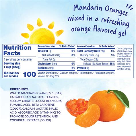 Snapklik.com : Dole Fruit Bowls Mandarins In Orange Flavored Gel Snacks