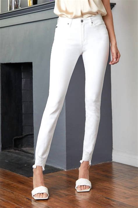 Buy KANCAN Anya High Rise Super Skinny Jeans - White At 36% Off ...