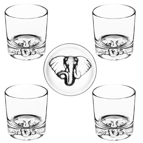 Elephant Whiskey Glass (Set of 2) – Bar Box