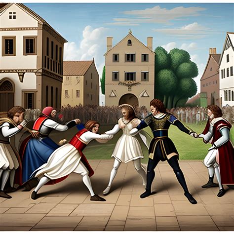 Montagues And Capulets Fighting Romeo And Juliet Review