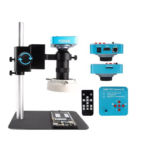 DHRUVPRO Microscope 38MP USB Industrial Microscope Camera 1080P 60FPS ...