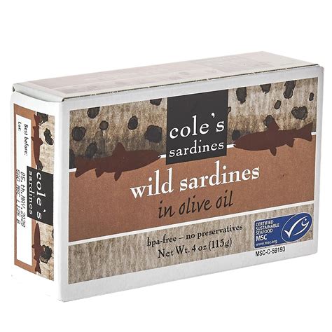 Amazon.com: COLE’S - Wild Caught Sardines in Olive Oil | High in ...