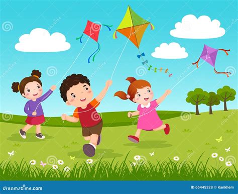 Flying Kids With Balloon Logo Design Template Cartoon Vector ...