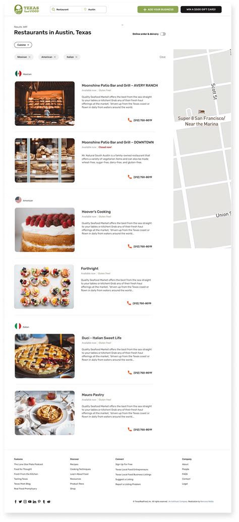 Business Directory Layout Design 的图像结果