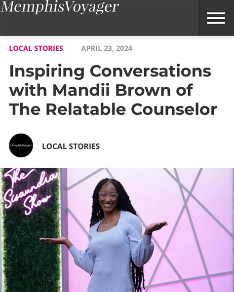 Mandii Brown aka “The Relatable Counselor”, M.S., LPC-MHSP, NCC | Another one🥂 • • • Rising Star ...