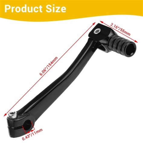 Xtremz CNC Single Gear Rod For Universal Bikes - Red Color