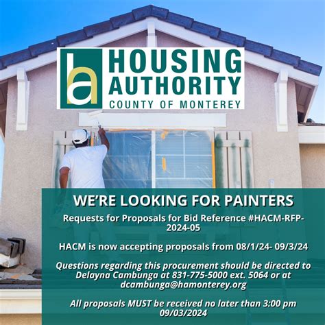 Housing Authority of Monterey County on LinkedIn: #paintingcontractors ...