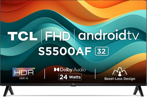TCL 79.97 cm (32 inches) Metallic Bezel-Less S Series FHD Smart Android ...