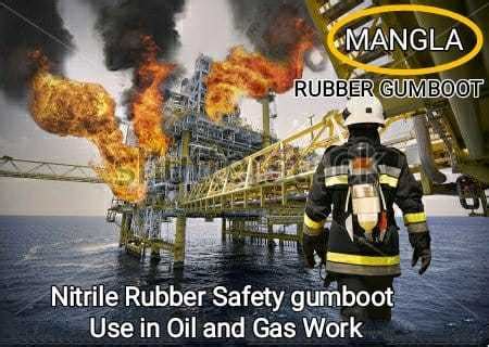 Nitrile Rubber Safety Gumboots For Fire Fighters at Best Price, Nitrile ...