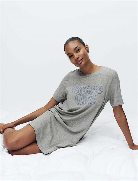 Buy Cool Comfort™ Slogan Nightdress at Marks & Spencer