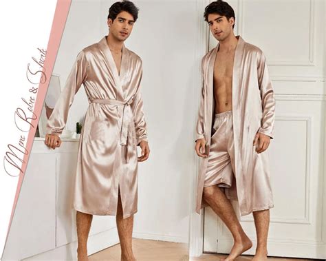 Men's Satin Robe – Arfa21