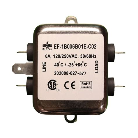 RFI EMI Filter - EMI Filter - ELCOM - 6A : Amazon.in: Industrial ...