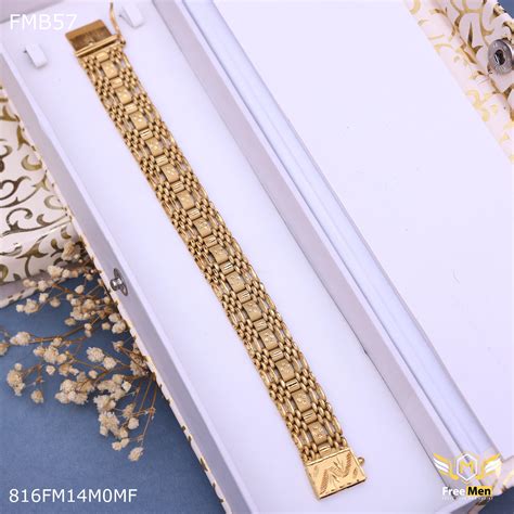 Freemen Three line IGP Best Quality Attractive Design Bracelet for Man ...