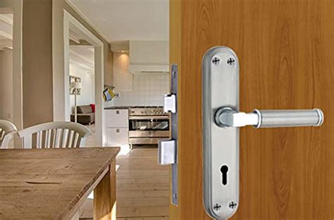 ZERO ERROR Mortise Door Lock Skoda K.Y. 7.5 Inch Mortice Handle Pair in ...
