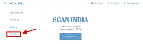 Steps to book lab visit appointment from Scan India