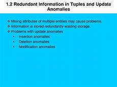 describe two modification anomalies that affect project ppt functional dependencies and normalization for describe two modification anomalies that affect project ppt functional dependencies and normalization for