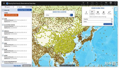中国2400多个国家级气象观测站点空间分布数据 - 知乎