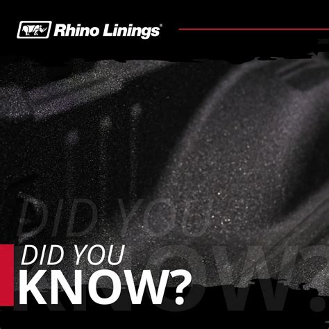 Rhino Linings Corporation on LinkedIn: #didyouknow