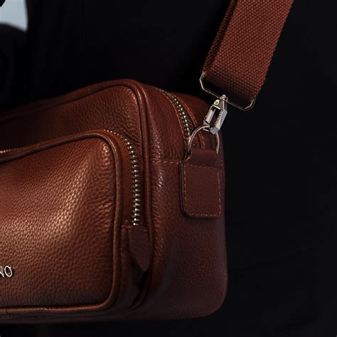 Conductor Bag for Men – Premium Silvano Leather Sling Bag