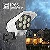 Homehop Solar Light Outdoor 77 Led Motion Sensor Security Camera Shaped ...