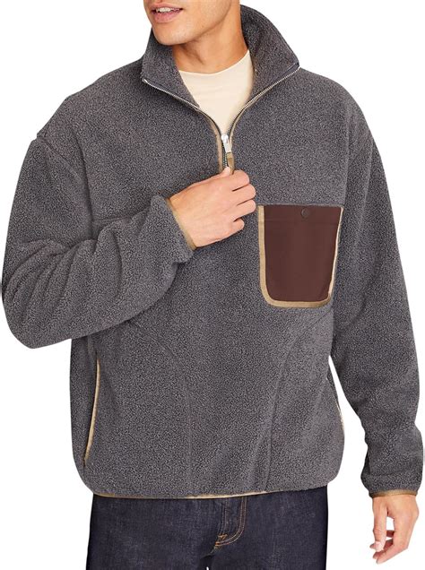 Mens Sherpa Quarter Zip