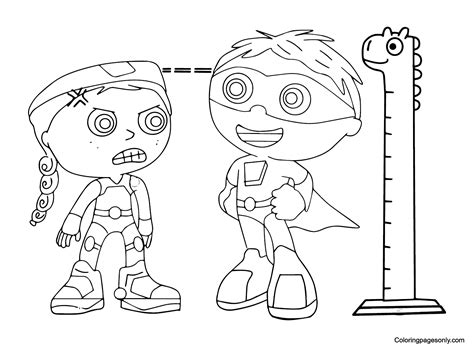 Woofster Super Why Coloring Pages [2025]