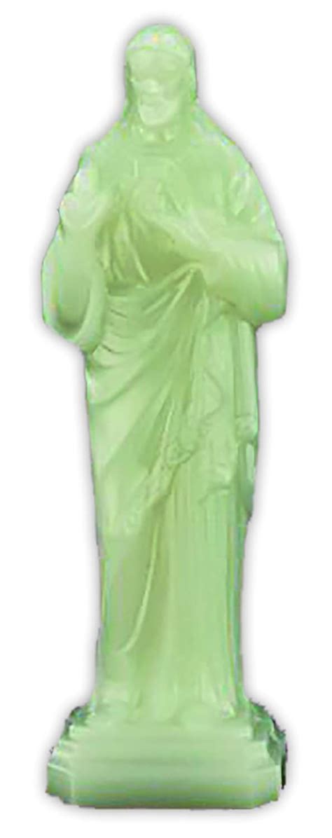 Buy 2.25 Sacred Heart of Jesus Glow in the Dark Statue by JMJ Products ...