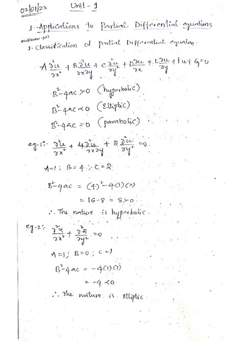 AM unit 1 - Applicable Maths on Differentiable Equations - Applicable ...