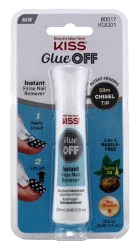 BL Kiss Glue Off Instant False Nail Remover 0.45oz - Pack of 3 ...