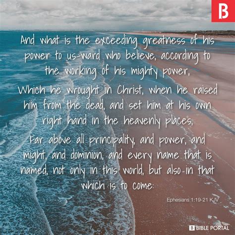 Ephesians 1:19 20