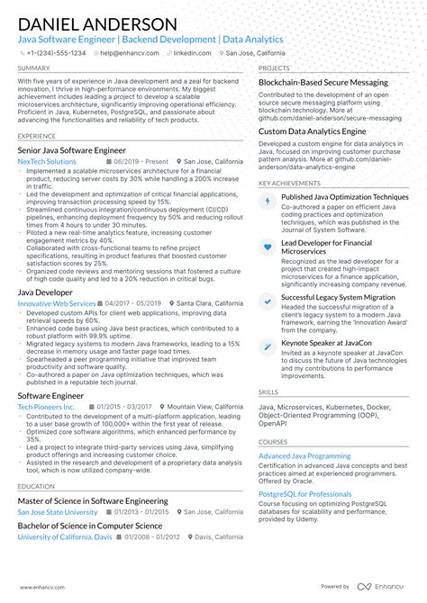 Image result for Java Software Engineer Resume