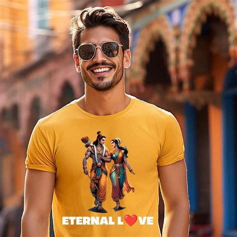 Sita-Rama: Eternal Love Graphic Printed T-shirt – 14 Cosmic Secrets