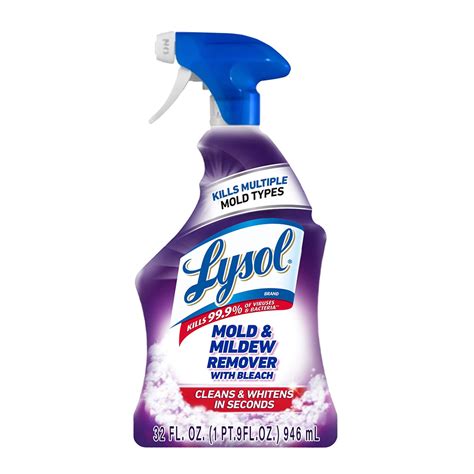Lysol Mold And Mildew Remover With Bleach, 32 Oz
