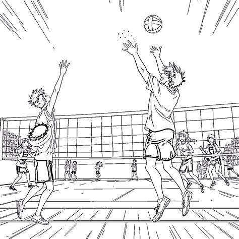Best Haikyuu Coloring Pages (Free Printable PDF)