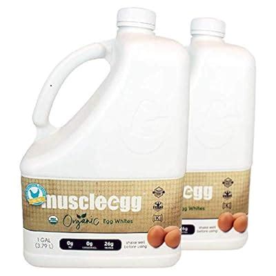 Buy 2 Gallons Plain Organic MuscleEgg Liquid Egg Whites Online at ...