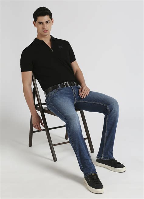 Vapour Mid Rise Mid Rise Slim Fit Jeans | Pepe Jeans India