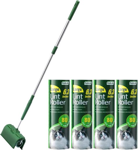 Fedicelly Large Lint Rollers - Extra Sticky Pet Hair Remover for Floors ...