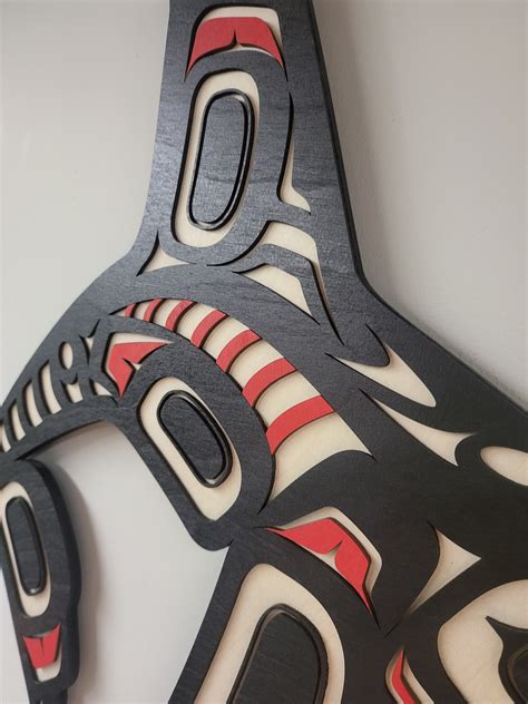 Coast Salish Killer Whale II Wall Art – Corvina Design