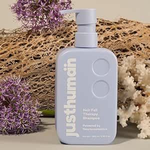 Justhuman Anti hairfall shampoo, Stem cells derived from Curcumin plant ...