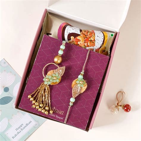 Vintage Opulence Rakhi Gift Hamper Online - Premium Gift Hamper | Nestasia