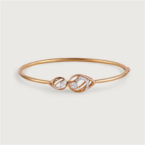 Beal Glam Gold and Diamond Bangle