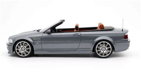 OttOmobile - BMW M3 (E46) Convertible (Silver Grey Metallic) 1:18 Scale ...