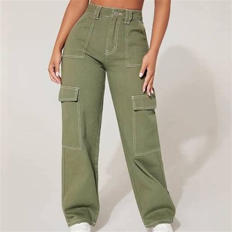 Green Cargo Pants Primark at Charlotte Wiltshire blog