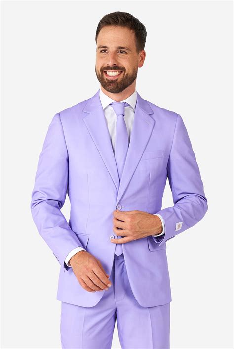 Mens Purple Dress Shirt