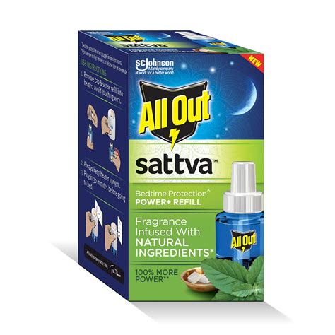 All Out Sattva (Single Refill) for Insects Pack of 1 : Amazon.in ...