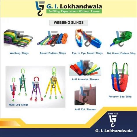 Webbing Sling - 10 TOn Polyester Web Sling Belt Trader - Wholesaler ...