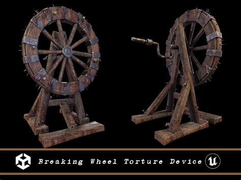 3D model Breaking Wheel Torture VR / AR / low-poly | CGTrader
