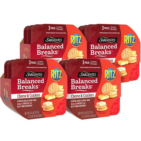 Sargento Balanced Breaks, Pepper Jack & Colby Jack, 4ct | FreshDirect
