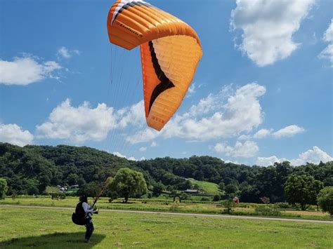 Paragliding ground training